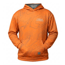 CG Topographical Performance Hoodie (Blaze Orange)